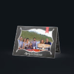 Chalkboard Joyeux Noël Famille Carte photo<br><div class="desc">Carte photo de Noël Carte photo de Noël Carte photo de Noël</div>