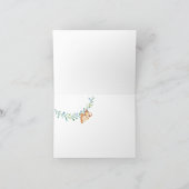 Chalkboard Jungle Baby shower Merci Note (Intérieur)