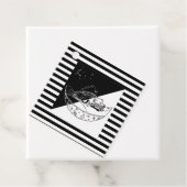 Chalkboard kerstauto bedankjes labels (In situ)