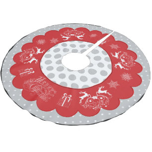 Chalkboard kerstboomrok met kerstpokken kerstboom rok