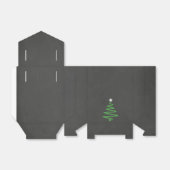 Chalkboard kerstcadeautas bedankdoosjes (Uitgevouwen)