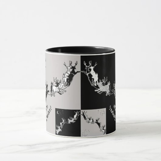 Chalkboard-kerstrender Mok (Midden)