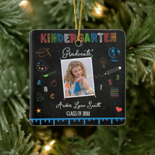 Chalkboard Kindergarten Afstuderen Ornament