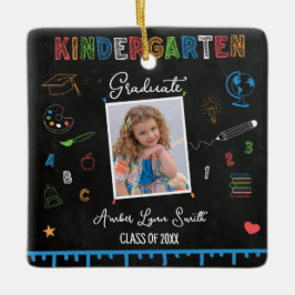 Chalkboard Kindergarten Afstuderen Ornament
