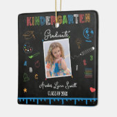 Chalkboard Kindergarten Graduation Ornement (Gauche)