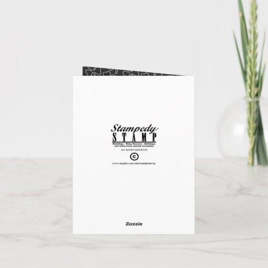 Chalkboard Leprechaun, St Patrick's Day Kaart (Achterkant)