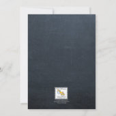 Chalkboard Lights Aqua Bat mitzvah Invitation (Dos)