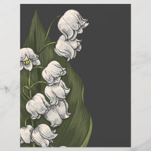 Chalkboard Lilies Valley Journal Livre papier