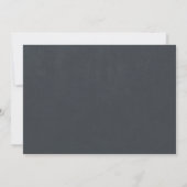 Chalkboard Lingerie Bridal Shower Invitation Kaart (Achterkant)