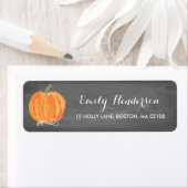 Chalkboard Little Pumpkin Adreslabel Etiket (Insitu)