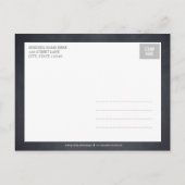 Chalkboard Look Faire-part de naissance - rose (Dos)