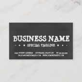 CHALKBOARD loyaliteit 3stippen Klantenkaartje (Voorkant)