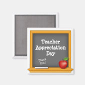 Chalkboard Magneten voor Teacher Day (Voorkant / Achterkant)