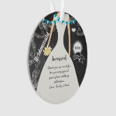 Chalkboard Mariage Gown Bridesmaid Photo (devant)