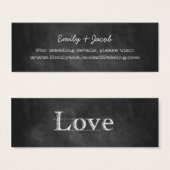 Chalkboard Mariage Website Insérer des cartes (Devant & derrière)