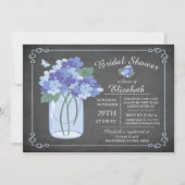 Chalkboard Mason Jar Bridal Shower Kaart (Voorkant)