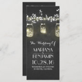 chalkboard mason jar lampes à cordes programme de  (Devant / Derrière)