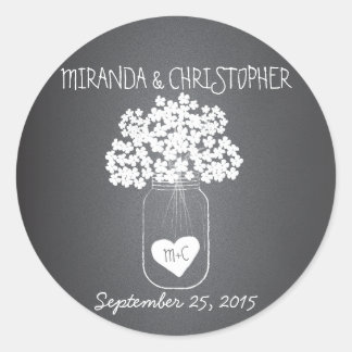 Chalkboard Mason Jar Stickers Favonalized