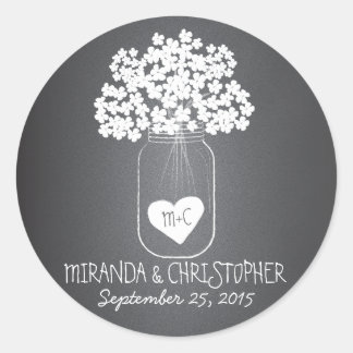 Chalkboard Mason Jar Stickers Favonalized