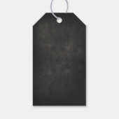 Chalkboard Mason Jar Wedding Bedankt Cadeaulabel (Achterkant)