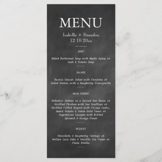 Chalkboard Menu 1 (Voorkant)