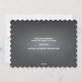 Chalkboard Merry kerstfoto Collage Feestdagenkaart (Achterkant)