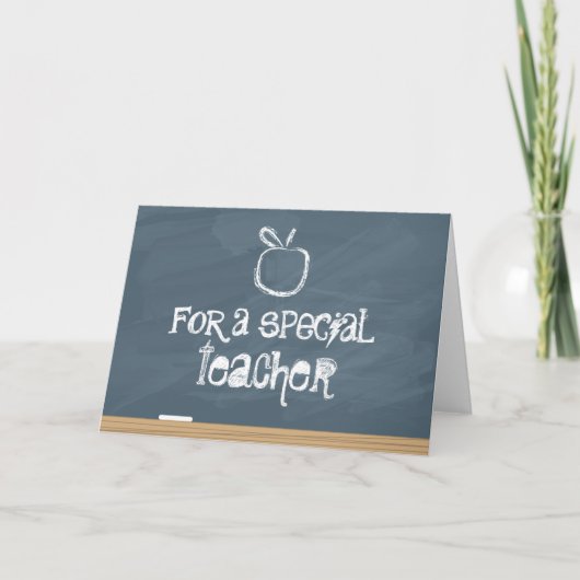 Chalkboard met Apple Kaart (Voorkant)