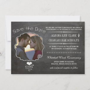 Chalkboard Modern  Typografie Kaart