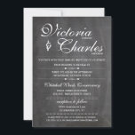 Chalkboard Moderne Typographie Vintage Invitations<br><div class="desc">Chalkboard Vintage moderne Mr et Mrs Chalkboard Wedding Invitations mariages Chalkboard doux et sassy Chalkboard Moderne Typographie Vintage Invitations Chalkboard doux et sassy mariages Mariage Party T-shirts</div>