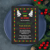 Chalkboard Noël Brunch Invitations