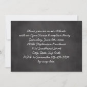 Chalkboard Overlay Photo Afstuderen Kaart (Achterkant)