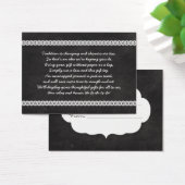 Chalkboard Pas d'emballage affichage douche nuptia (Bureau)