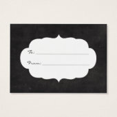 Chalkboard Pas d'emballage affichage douche nuptia (Dos)