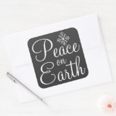 Chalkboard Peace on Earth Stickers (Enveloppe)