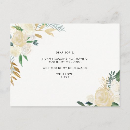 Chalkboard Peonies zal je zijn mijn eerbetoon zijn Uitnodiging Briefkaart (Achterkant)