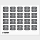 Chalkboard Personalized Favor Stickers (Vel)
