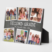 Chalkboard Photo Collage Kinder School Year Keepom Fotoplaat (Zijkant)