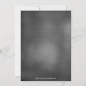 Chalkboard Photo Race Car Anniversaire Invitation (Dos)