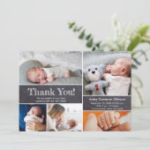 Chalkboard Photos modernes Baby Boy Merci (Debout devant)