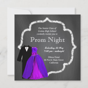 Chalkboard Prom Kaart