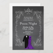 Chalkboard Prom Kaart (Voorkant / Achterkant)