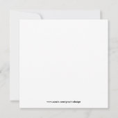 Chalkboard Prom Kaart (Achterkant)