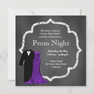 Chalkboard Prom Kaart