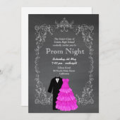 Chalkboard Prom Kaart (Voorkant / Achterkant)