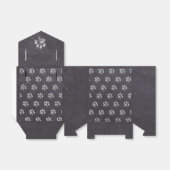 Chalkboard - Puppy Pawty - Dog Birthday Paw Print Bedankdoosjes (Uitgevouwen)