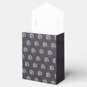 Chalkboard - Puppy Pawty - Dog Birthday Paw Print Bedankdoosjes (Geopend)