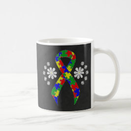Chalkboard Puzzle Ribbon Koffiemok