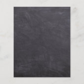 Chalkboard Rainbow Kinder Budget Afstuderen Invite (Achterkant)