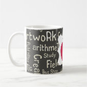 Chalkboard - Red Apple Teacher's Koffiemok (Links)