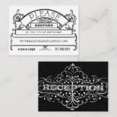 Chalkboard Response E-mail ou cartes téléphoniques (Devant / Derrière)